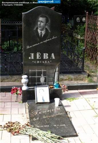 Тока кликуха у него была стрёмная,а дебилы ещё и на могиле её написали...