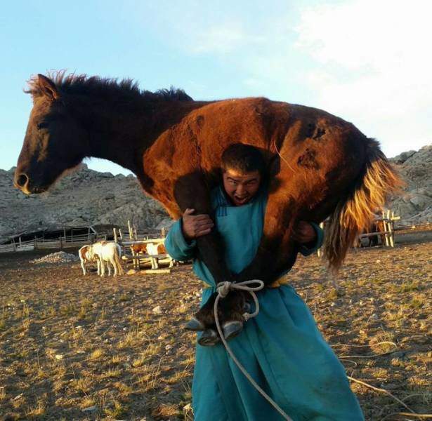 Красивый местный обычай - похищение невесты