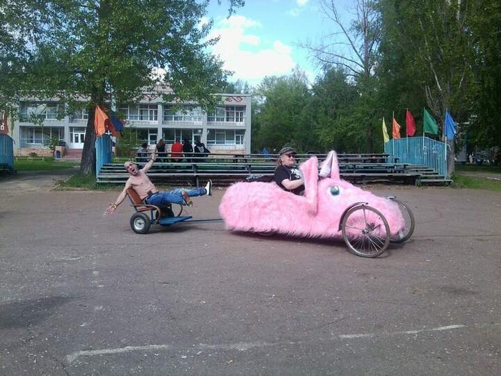 Совсем гайцов не боятся!