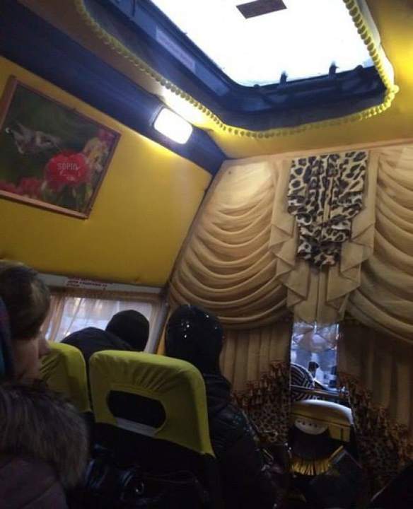 Главное ничего не говорить, а то водитель пугается