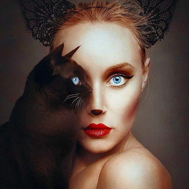 Две главные тайны вселенной - женщина и кошка!