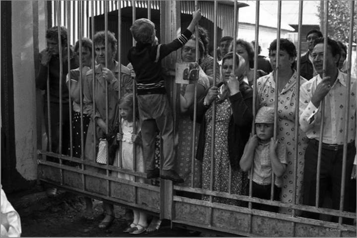 Родительский день в пионерском лагере. Зенково. Кузбасс. 14.07.1985