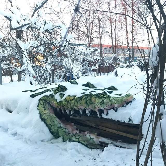 Весной оттает и убежит