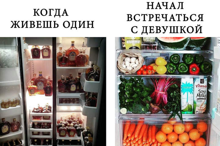 Коньяк в холодильнике? Оригинально!