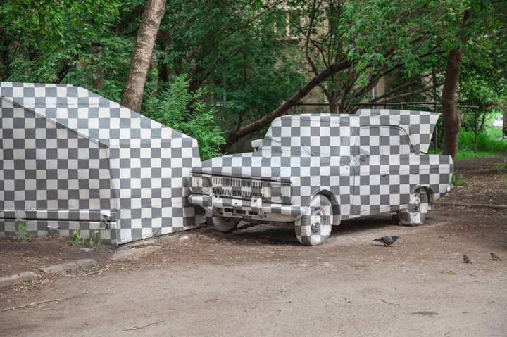 Москвич-412 узнаем под любым камуфляжем