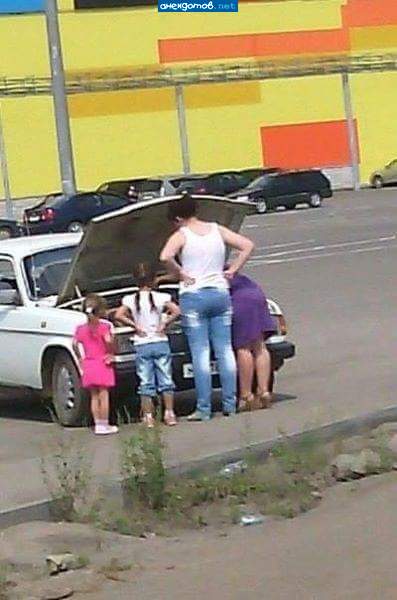 Остановить коня любая сможет.... А вот завести....