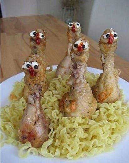 Их едят,а они глядят!