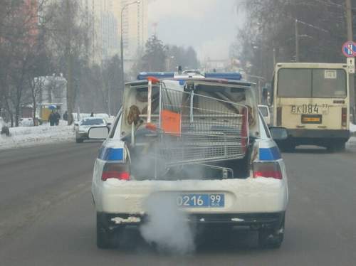 Везет на штрафстоянку - не по правилам по ашану ездила.