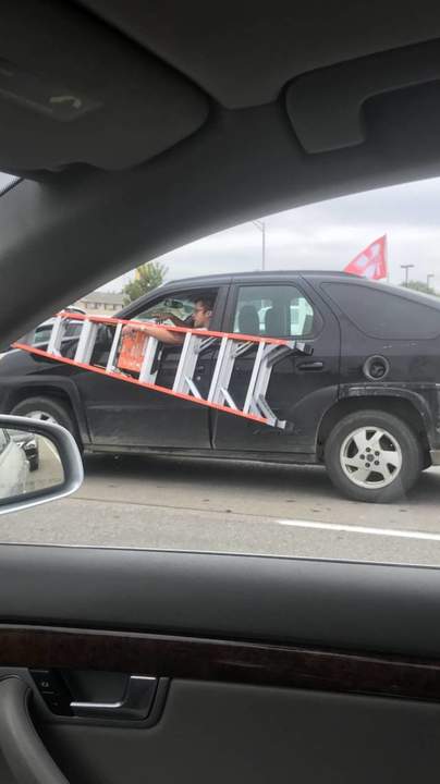 До первого гаишника.