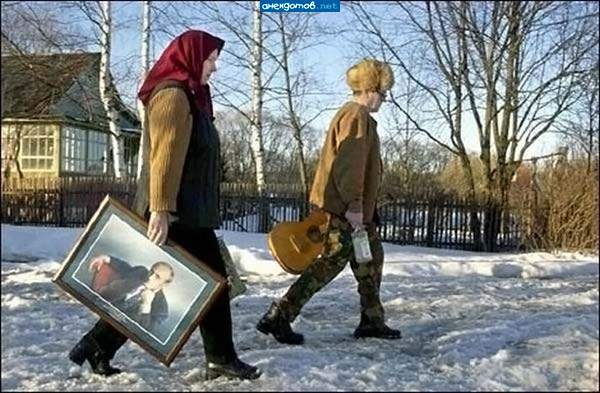 Опосля пожару... Спасли самое ценное! :-D