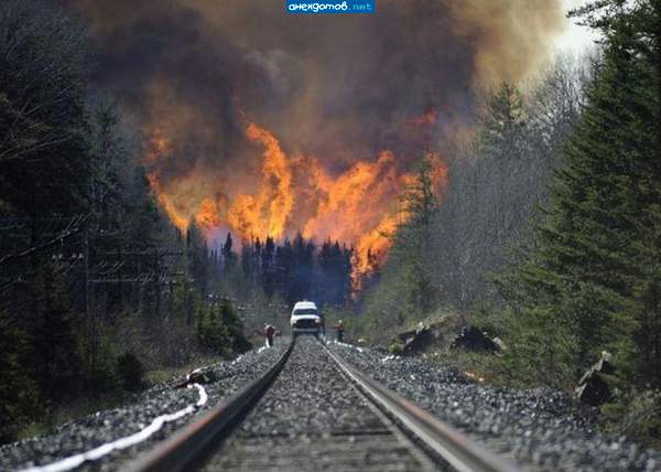 Бурнаши опять мост подожгли?