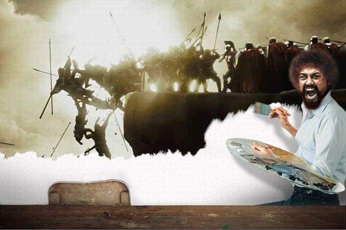 т.е. никто не понял, что художник тоже нарисован?