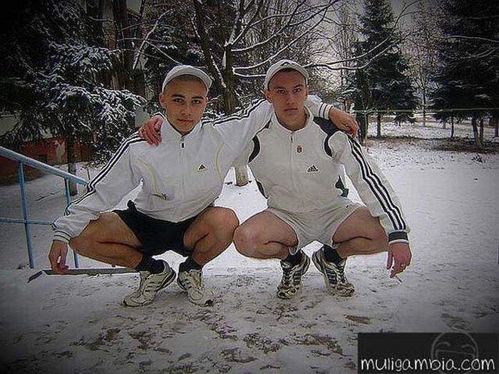 Да не! Это ростовские пацаны...Славик и Димон...