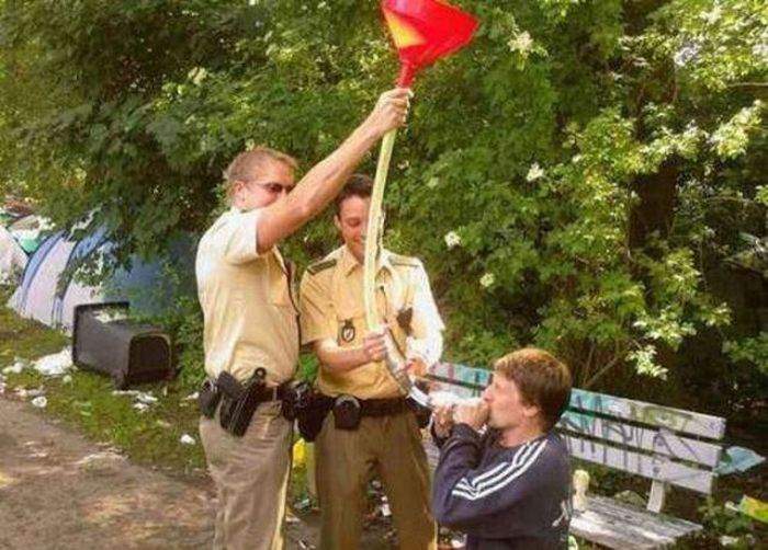 А не выпьешь-в задницу вставим!