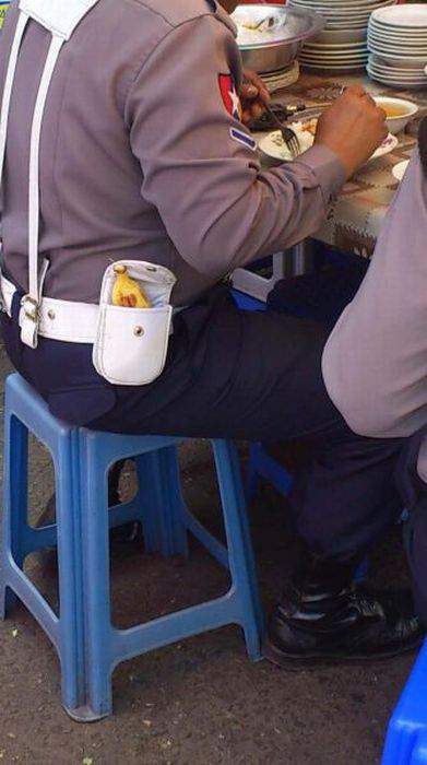 А у наших-то обычно огурец...