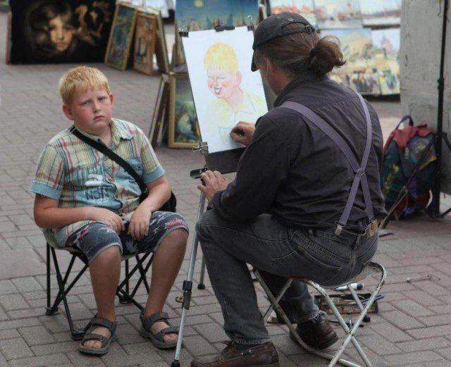 блин, даже собственный портрет с меня угорает