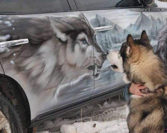 Встреча двух друзей.
