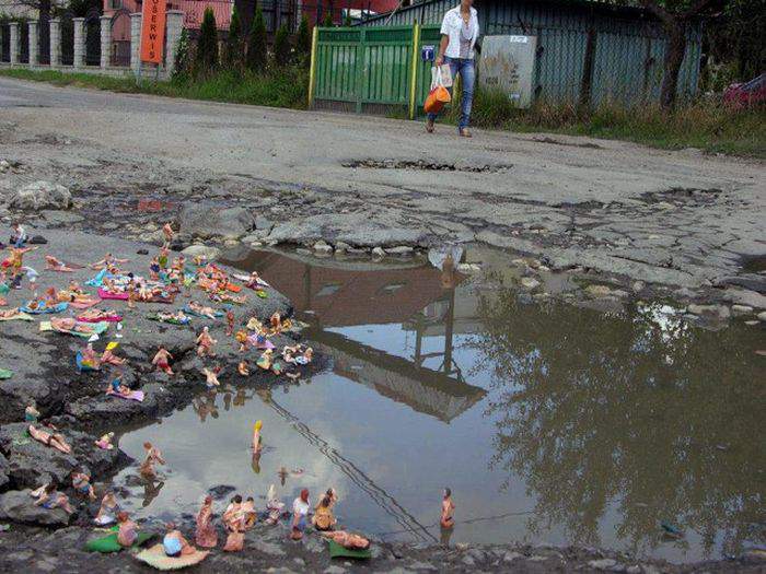 Дикий пляж.