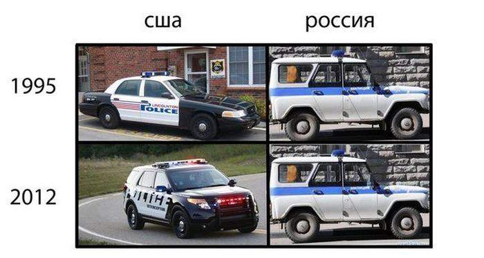 А у нас давно джипы...