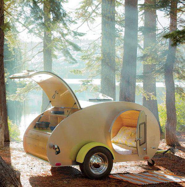 у них это называется teardrop trailer