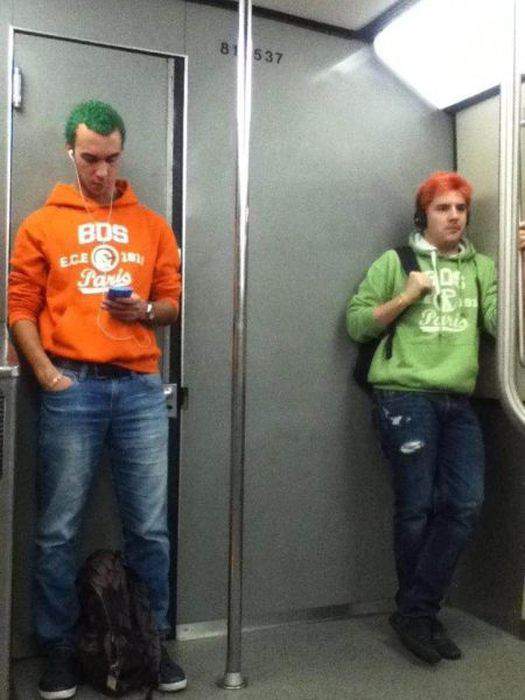 давно голову не мыл, трава выросла