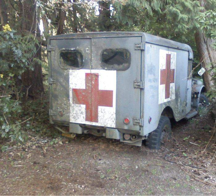 Забыли с войны.