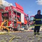 "В соседнем с пожаром магазине яйца ... испортились"