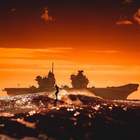 "HMS Queen Elizabeth — новый авианосец с двумя надстройками"